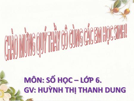 Bài giảng Toán 6 (Hình học) Sách KNTT - Chương IV, Bài: Luyện tập chung - Huỳnh Thị Thanh Dung