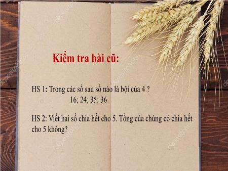 Bài giảng Toán 6 (Số học) Sách KNTT - Chương II, Bài 8: Quan hệ chia hết và Tính chất (Tiết 2)