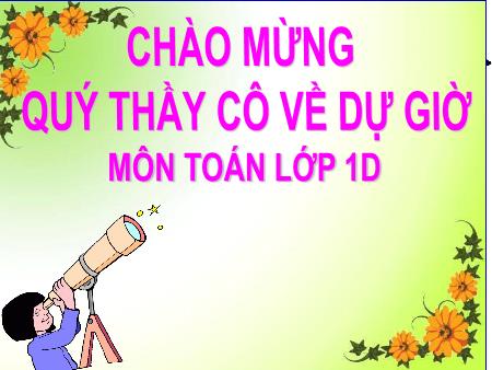 Bài giảng Toán 1 - Bài: Số có hai chữ số - Tiết 1: Các số đến 20 - Năm học 2020-2021
