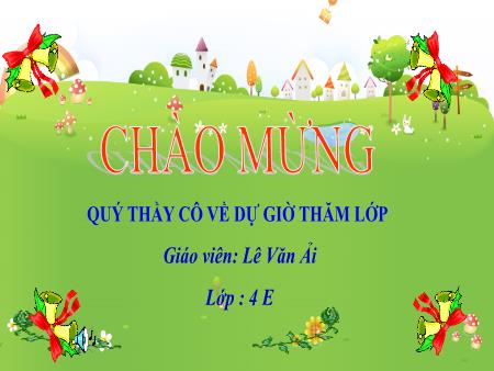 Bài giảng Toán 4 - Bài 17: Yến, tạ tấn (Tiết 2) - Lê Văn Ải