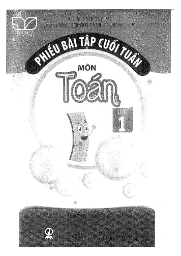Phiếu bài tập cuối tuần môn Toán 1 Sách kết nối tri thức (Có đáp án)