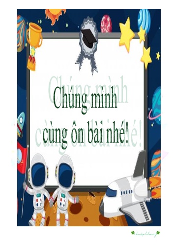 Phiếu học tập môn Toán Lớp 1