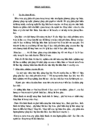 Sáng kiến kinh nghiệm Một số biện pháp phụ đạo học sinh yếu môn Toán